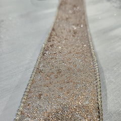 Silver and Gold Ribbon 2.5" x 30'