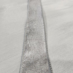 Silver Velvet Ribbon 1.5" x 30'