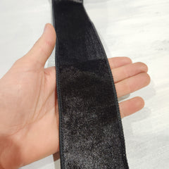 Black Velvet Ribbon 2.5" x 30'