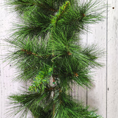 Green Pine Garland 120 Pieces 9' x 16"