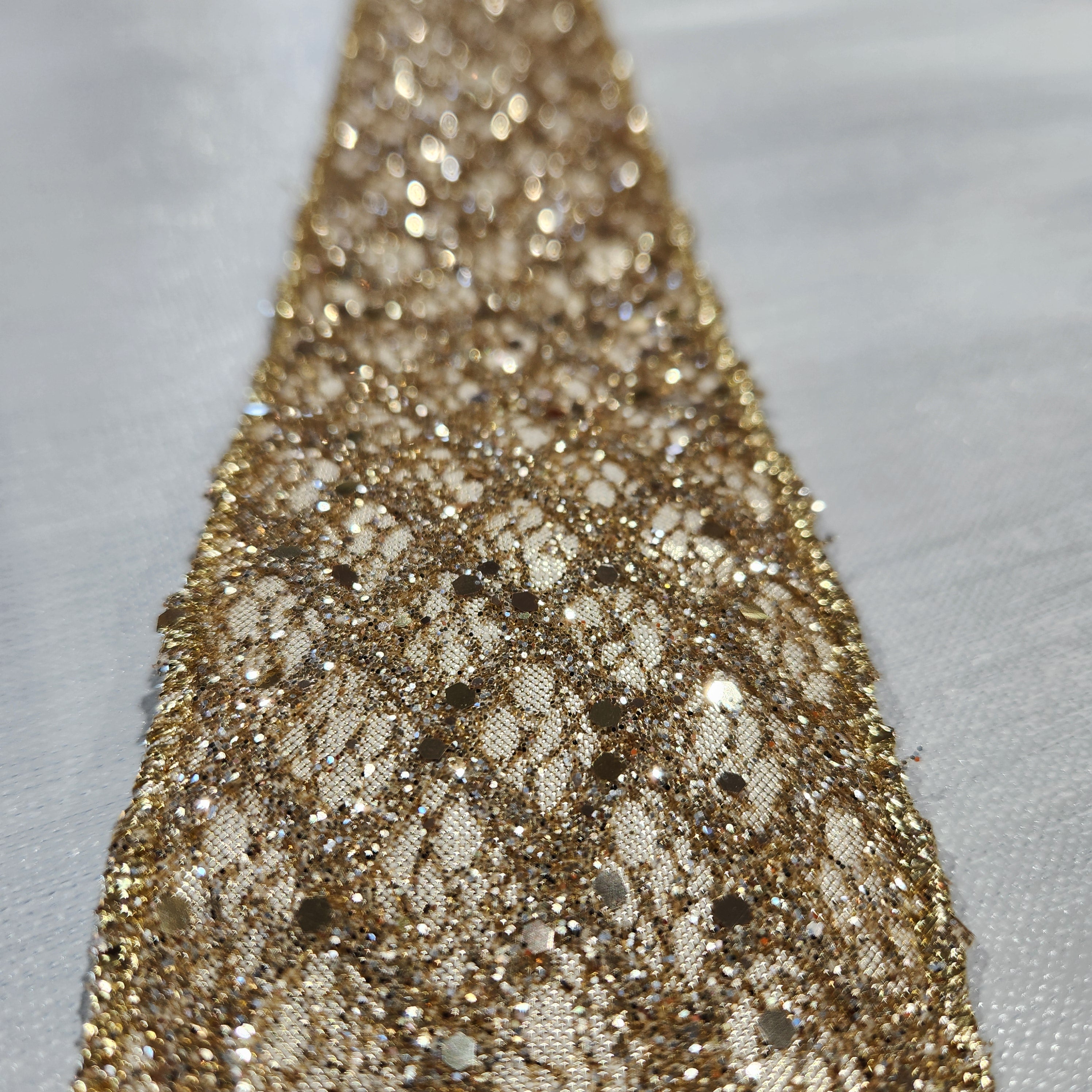 Gold Frosted Ribbon 2.5" x 30'