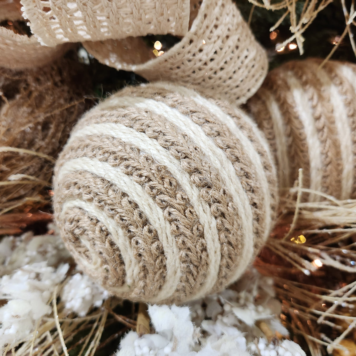 4" Natural Rope Ball