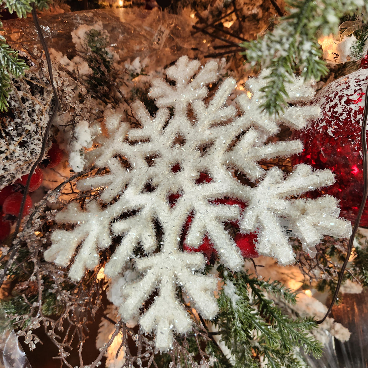 White snowflake 5 x 30 cm