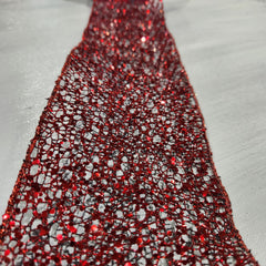 Red Netting Ribbon 4" x 30'