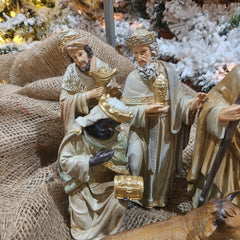 Ensemble de figurines de la Nativité colorées, 11 pièces, 4.3"