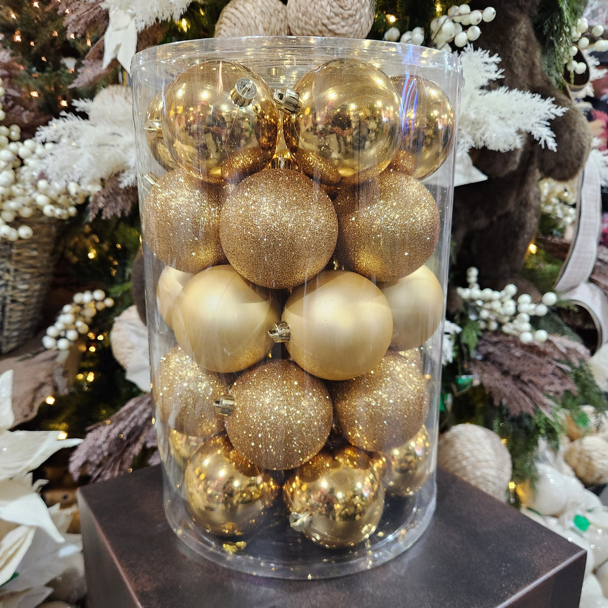 3" Gold Shatterproof Balls